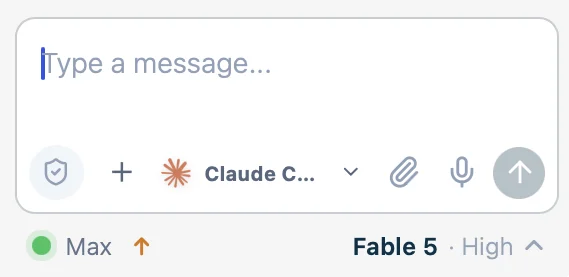 The docked Script Workspace panel with the one-line status