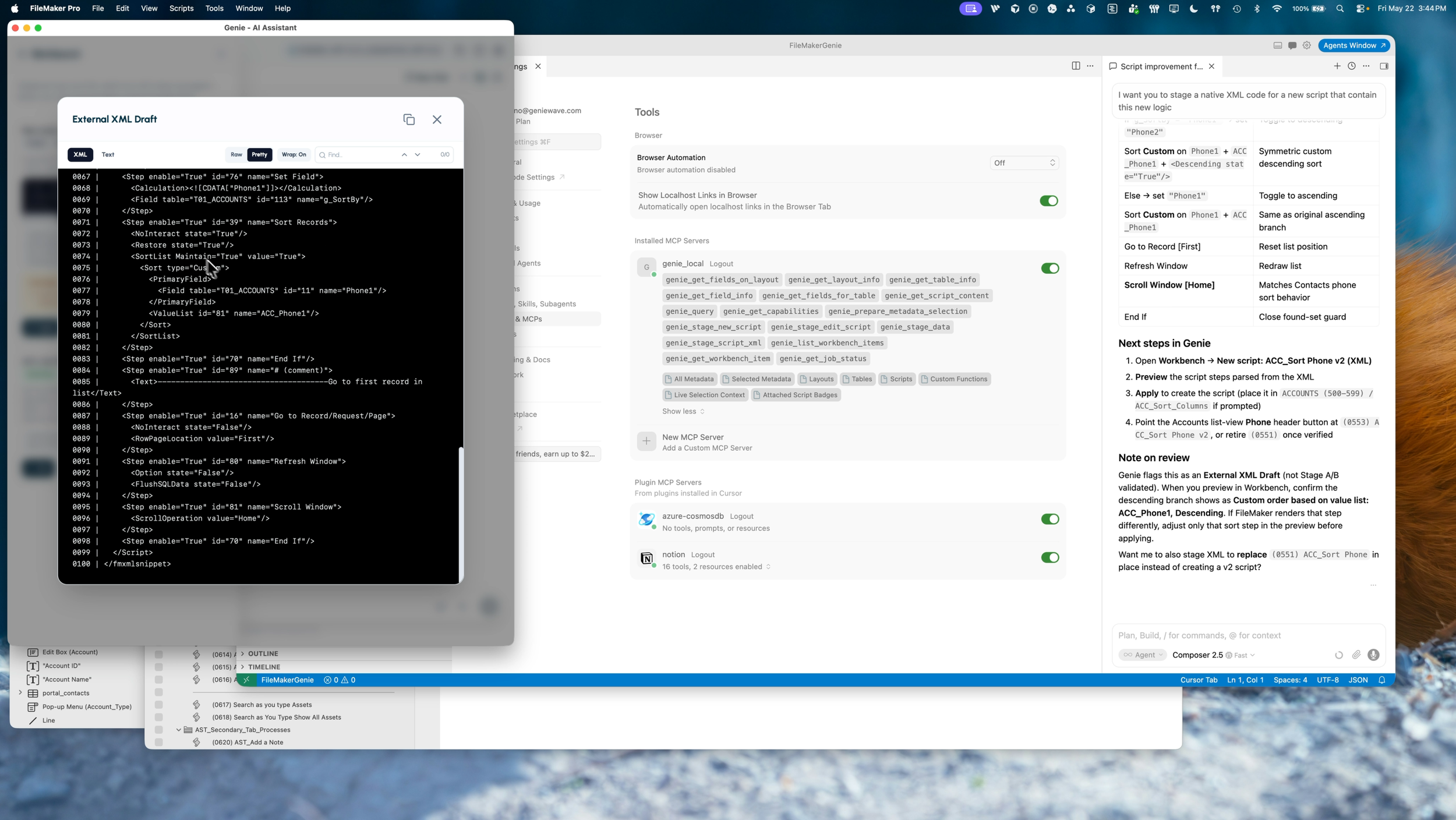 Full XML Preview